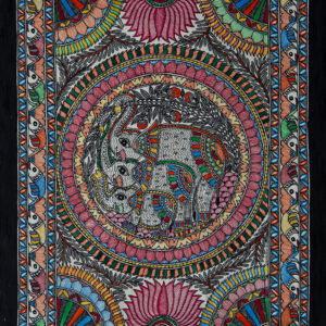 group-of-elephant-in-jungle-by-hema-devi